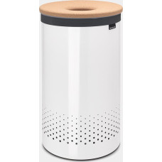 Brabantia Laundry Bin veļas grozs, 60l , Cork Lid - White - 104404