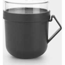 Brabantia Make & Take zupas kārba, 0.6L, dark grey - 203824