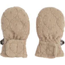 Lodger Mittens Folklore Fleece bērnu cimdiņi, Beige, 12-24m - MTF 630_12-24