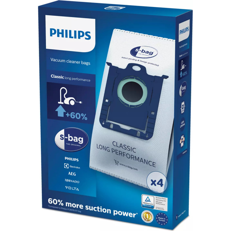 Philips Putekļu maisi S-bag 4gab - FC8021/03