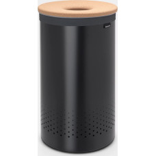 Brabantia Laundry Bin veļas grozs, 60l , Cork Lid -  Black - 120022