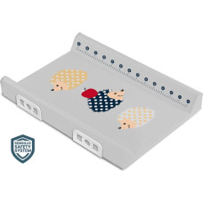 Sensillo Stiffened Changing Pad WITH SAFETY SYSTEM - HEDGEHOGS GREY