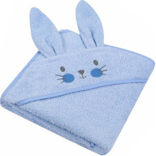 Duet Baby Bathing cover - 328 - TERRY - ANIMALS II - BUNNY - size 100x100 -  BLUE