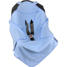 Duet Baby Blanket with hood -  899 - SWADDING TO CAR SEAT - COTTON - size 80x80 - ECRU