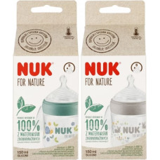 NUK 420644 BOTTLE PP 150ML SILICONE SOOTHER NATURE + TEMP. INDICATOR 528547, 743076