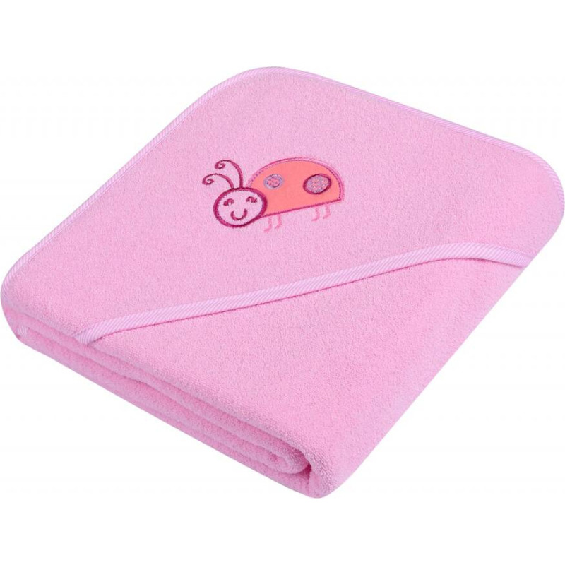 Duet Baby Bathing cover - 317 - TERRY - HAFT - size 100x100 - PINK