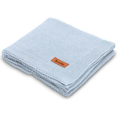 Sensillo Knitted Blanket – blue