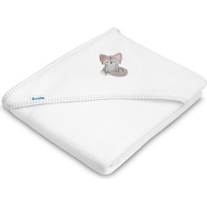 Sensillo TERRY BATH COVER 100X100 WHITE WOLF