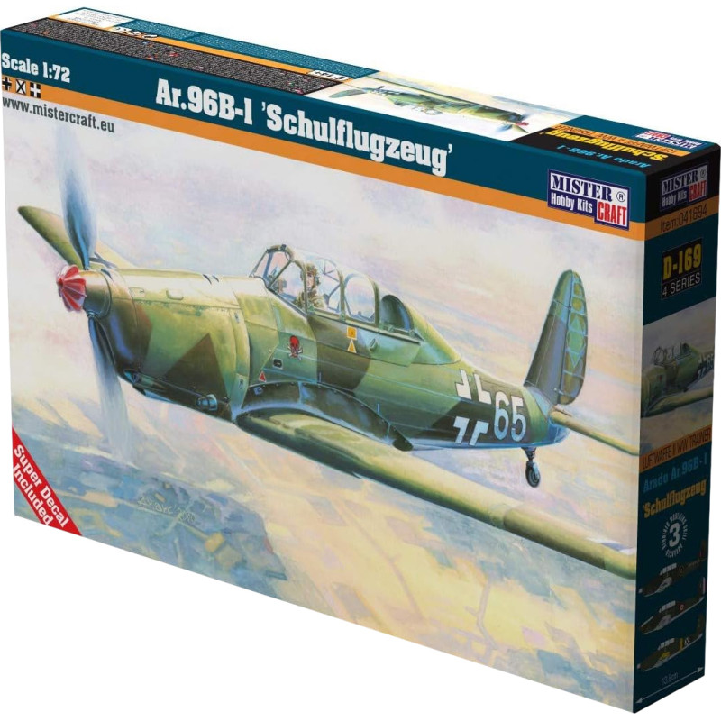 SAMOLOT MODEL Ar96 B1 SCHULFLUGZEUG 1:72