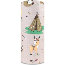 Ega Kids Diaper - 28647 - TETRA PRINT - EGA - INDIAN CAMP - BEIGIE - size 70x80 cm