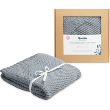 Sensillo HOODED SWADDLE BLANKET 100% BAMBOO GIFT GRAPHITE