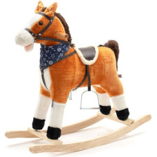 Baby Mix 46435 POLE HORSE WITH MELODY ZEUS WITH SCARF