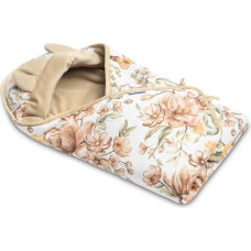 Sensillo Velvet carry-cot swaddle blanket – SQUARE BEIGE