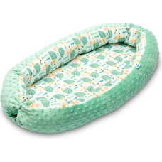 Sensillo Baby nest Minky – hedgehogs mint