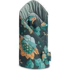 Sensillo Baby Nest Cone Wrap VELVET PARADISE EMERALD 75x75