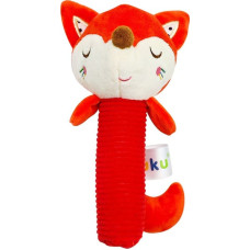 Akuku A0643 RATTLE SQUEAKER FOX PLUSH