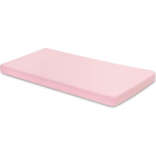 SENSILLO palags ar gumiju JERSEY DELUXE pink 160x80cm