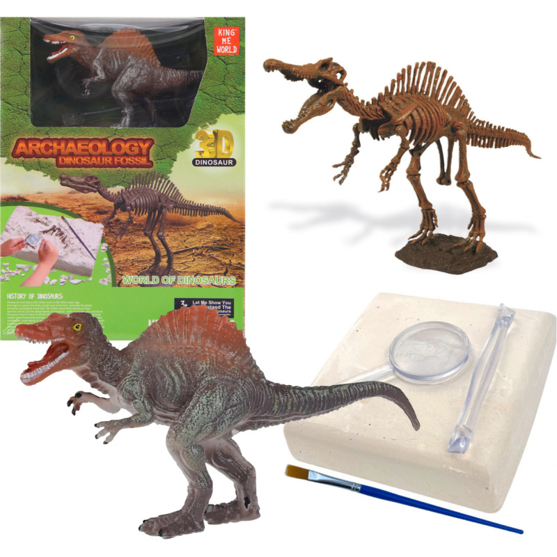 WYKOPALISKA PALEONTOLOG DINOZAUR FIGURKA