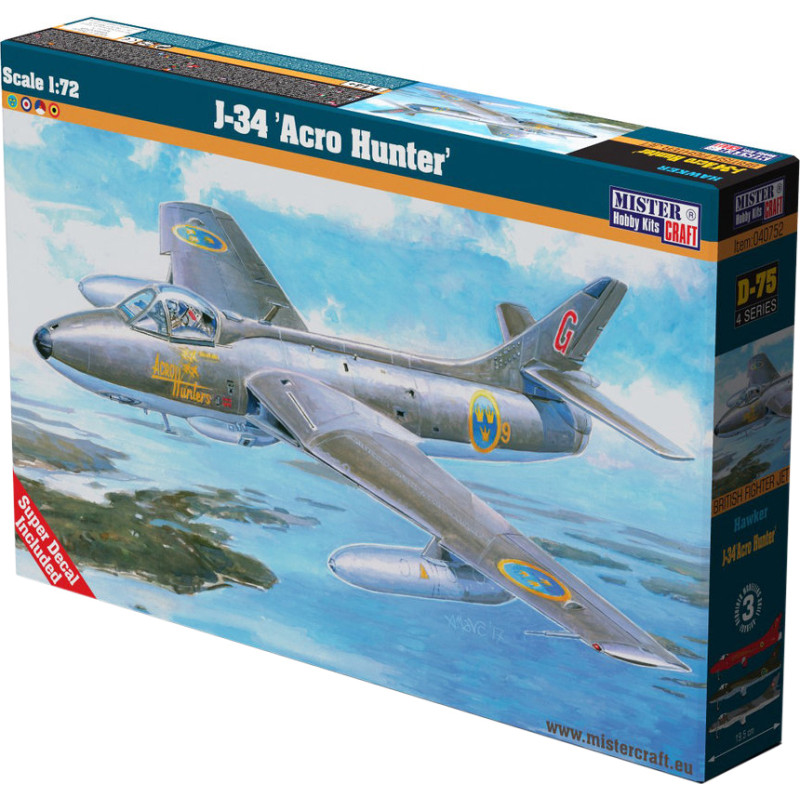 SAMOLOT MODEL J-34 ACRO HUNTER 1:72