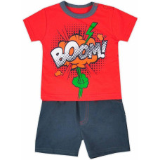 Koala Baby 4012 KOMPLET LATO BOOM 74 CZERWONY