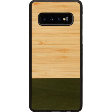 Man&Wood SmartPhone case Galaxy S10 Plus bamboo forest black