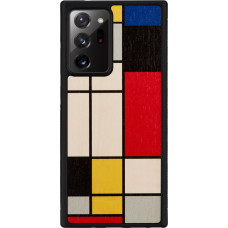 Man&Wood case for Galaxy Note 20 Ultra mondrian wood black