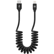 Tellur Data Cable Extendable USB to Lightning 3A 1.8m Black