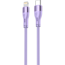 Tellur Silicone Type-C to Lightning Cable PD30W 1m Purple