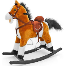 Milly Mally Rocking Horse Mustang Light Brown