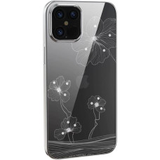 Devia Crystal Flora case iPhone 12 Pro Max silvery