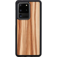 Man&Wood case for Galaxy S20 Ultra cappuccino black