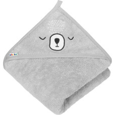 Akuku A0662 BATH TOWEL HOODED GRAY