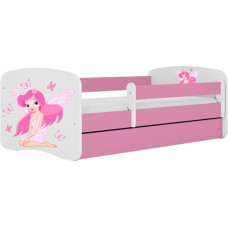 Kocot Kids babydreams pink fairy with butterflies gulta ar atvilktni un matraci 140/70