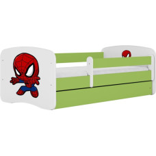 Kocot Kids Gulta babydreams green spiderman ar kasti ar matraci 180/80