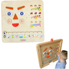 Masterkidz Tablica Edukacyjna Jak Się Czujesz?  Nauka Emocji Montessori