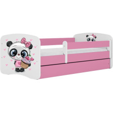 Kocot Kids babydreams pink panda gulta bez atvilktnes ar matraci 180/80