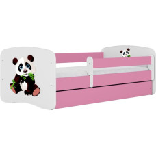 Kocot Kids Gulta babydreams pink panda 2 bez kastes ar matraci 140/70