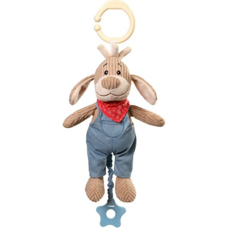 BABYONO Piekaramā rotaļlieta ar skaņu GARDENER DOG 1124/01