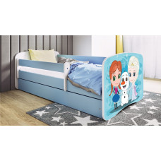 Kocot Kids babydreams blue frozen land gulta ar atvilktni un matraci 160/80