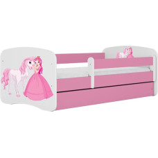 Kocot Kids babydreams pink princess horse gulta ar atvilktni un matraci 140/70