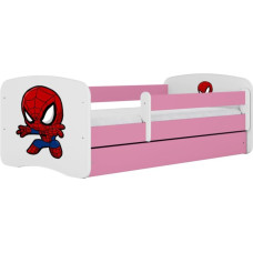 Kocot Kids Gulta babydreams pink spiderman bez kastes ar matraci 180/80