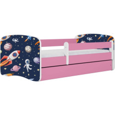 Kocot Kids Gulta babydreams pink cosmos ar kasti ar matraci 180/80