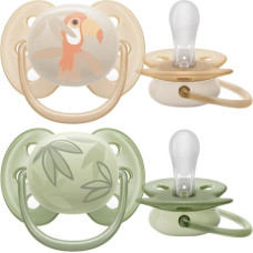 PHILIPS AVENT māneklītis Ultra soft DECO, 0-6M (2 gab) SCF091/07