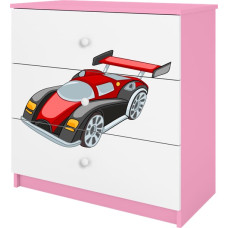 Kocot Kids Kumode babydreams pink racing car