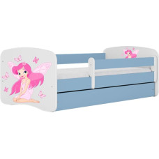 Kocot Kids babydreams blue fairy with butterflies gulta ar atvilktni un matraci 140/70