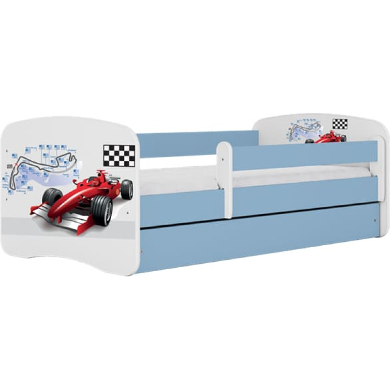 Kocot Kids babydreams blue formula gulta ar atvilktni un matraci 180/80