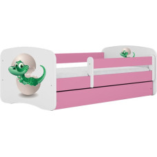 Kocot Kids babydreams pink baby dino gulta ar atvilktni un matraci 140/70