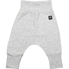 La Bebe ™ NO Baby Pants Art.184105 Grey Zīdaiņu bikses ar plato jostu bez pēdiņam no kokvilnas