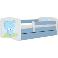 Kocot Kids babydreams blue blue teddybear gulta bez atvilktnes ar matraci 180/80