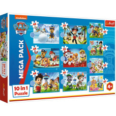 TREFL PAW PATROL Puzle 10 in 1 set 96001T